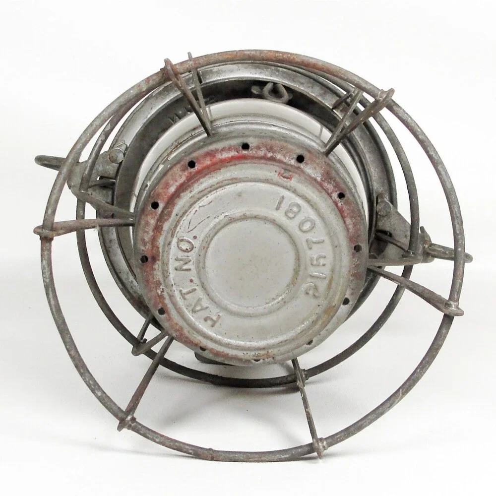 Vintage Dressel Arlington NJ Railroad Lantern NYCS New York Central Clear Globe